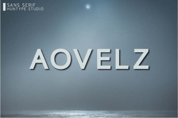 Aovelz: The Modern Sans Serif Font for Scroll-Stopping Designs