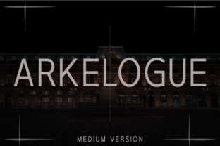 Arkelogue Medium: A Clean Sans Serif Typeface for Web Design