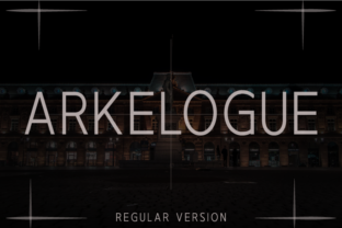 Arkelogue Regular: The Perfect Sans Serif Font for Crafters