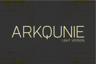 Arkqunie Light: A Flexible Sans Serif Font for Campaigns
