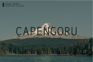 Capengoru: A Modern Sans Serif Font for Strong Branding
