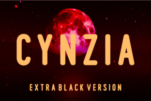 Cynzia Extra Black: The Bold Sans Serif Font for Crafters