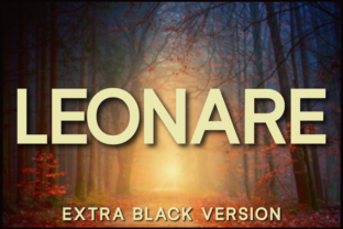 Designing Bold Headers with the Leonare Extra Black Typeface