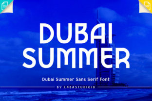 Dubai Summer: A Modern Sans Serif Typeface for Editorial Design