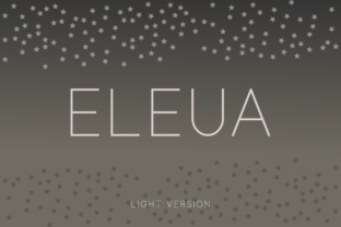 Eleua Light: A Clean Sans Serif Typeface for Modern Editorial Design