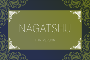Elevate Editorial Layouts with Nagatshu Thin Typeface