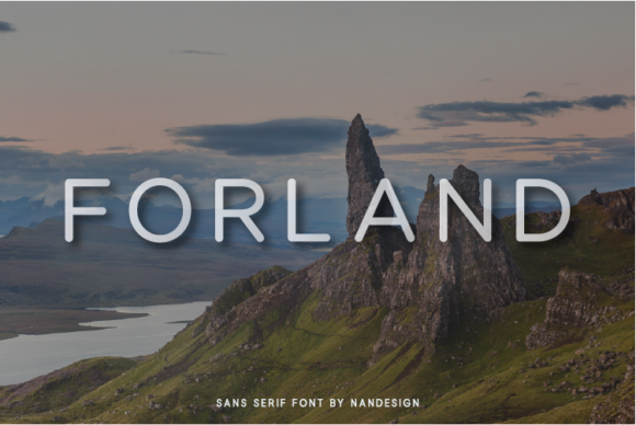 Forland Font: A Clean Sans Serif for Makers and Sellers