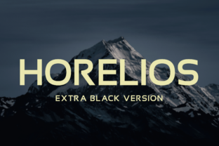 Horelios Extra Black: A Bold Sans Serif for Modern Branding
