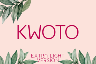 Kwoto Extra Light: A Designer's Review for Modern Branding