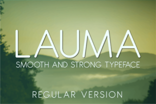 Lauma: A Friendly Sans Serif Typeface for Modern Web Design