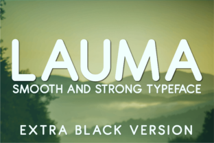 Lauma Extra Black: A Bold Sans Serif Font for Modern Branding