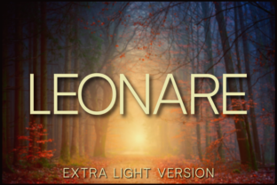 Leonare Extra Light: A Modern Sans Serif for Digital Campaigns
