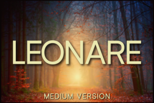 Leonare Medium: A Versatile Sans Serif Font for Modern Branding