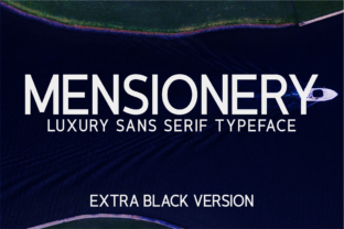 Mensionery Extra Black: A Bold Typeface for Brand Impact