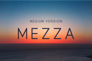 Mezza Medium: A Timeless Sans Serif for Modern Branding
