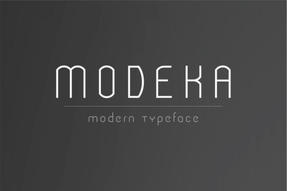 Modeka: The Clean Sans Serif Typeface for Small Business Branding