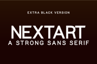Nextart Extra Black: A Bold Font for Makers