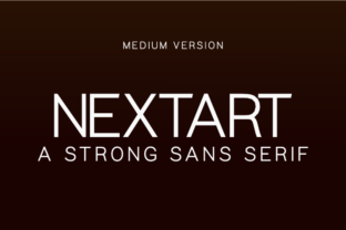 Nextart Medium: A Timeless Sans Serif Font for Editorial Design