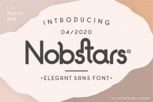 Nobstars: A Clean Sans Serif Font for Small Business Branding