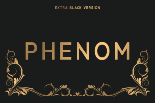 Phenom Extra Black: A Bold Typeface for Small Business Brands
