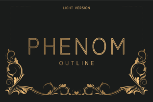 Phenom Outline Light: A Modern Typeface for Web Design