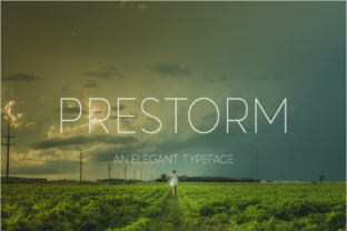 Prestorm: A Versatile Sans Serif Typeface for Modern Branding