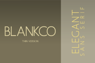 Refining Digital Layouts with Blankco Outline Thin Typeface