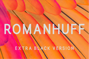 Romanhuff Extra Black: A Designer’s Bold Choice