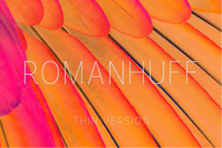 Romanhuff Thin: A Minimalist Sans Serif for Modern Branding