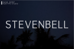 Stevenbell: A Modern Sans Serif Typeface for Web Design