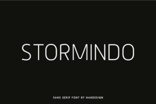 Stormindo: A Modern Sans Serif Font for Web Design