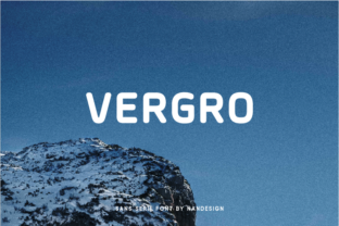 Vergro: A Clean Sans Serif Font for Modern Branding