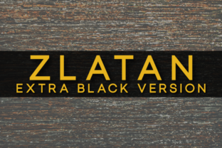 Zlatan Extra Black: The Bold Typeface for Scroll-Stopping Marketing